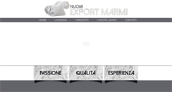 Desktop Screenshot of nuovaexportmarmi.com